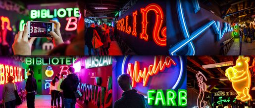 Neon museum in Warsaw